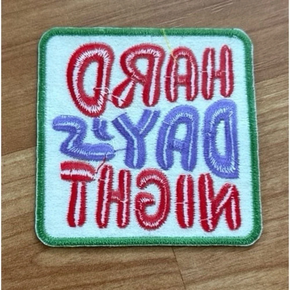 Hard Day's Night embroidered Iron on patch